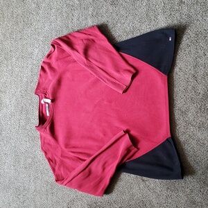 Tommy Hilfiger Red and Black Sweater